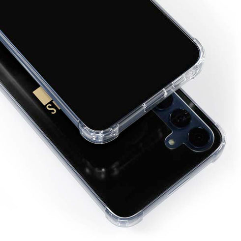NFL New Orleans Saints Black Performance Series Galaxy A35 5G Clear Case